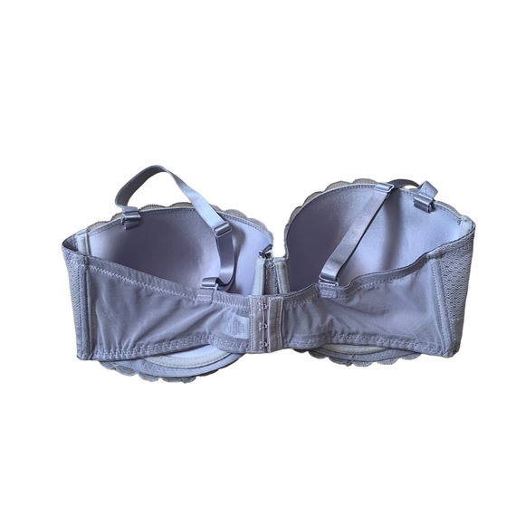 Rampage Intimates Womens Bra Size 42D Casual 3-Hook Light Purple Lacy Padded - Picture 9 of 16